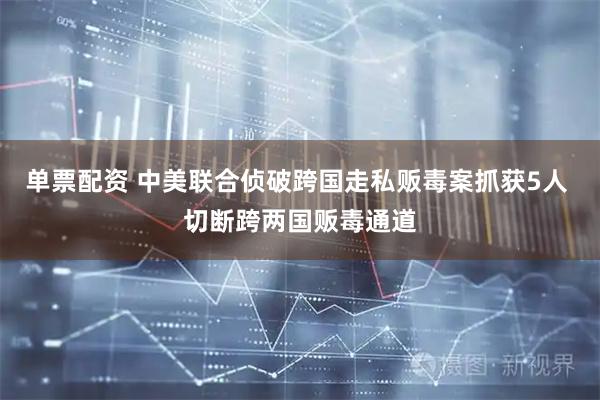 单票配资 中美联合侦破跨国走私贩毒案抓获5人 切断跨两国贩毒通道